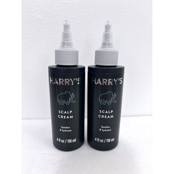SET OF 2 - Harry’s Scalp Cream Soothes and Hydrates Daily Leave In Treatment 4oz - Picture 1 of 2